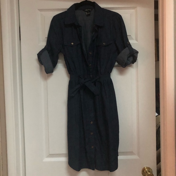 Dresses & Skirts - NWT denim dress with elastic waist